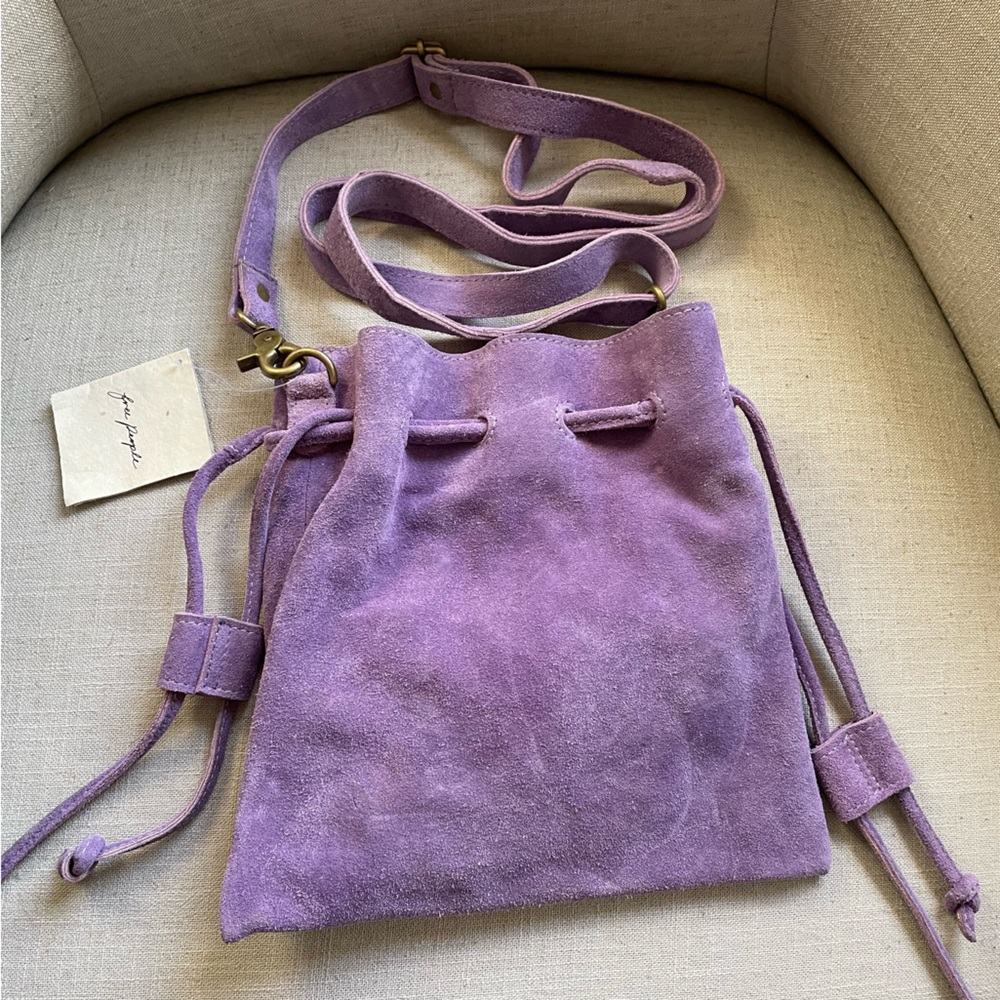 NWT Billy Suede Crossbody Bag
